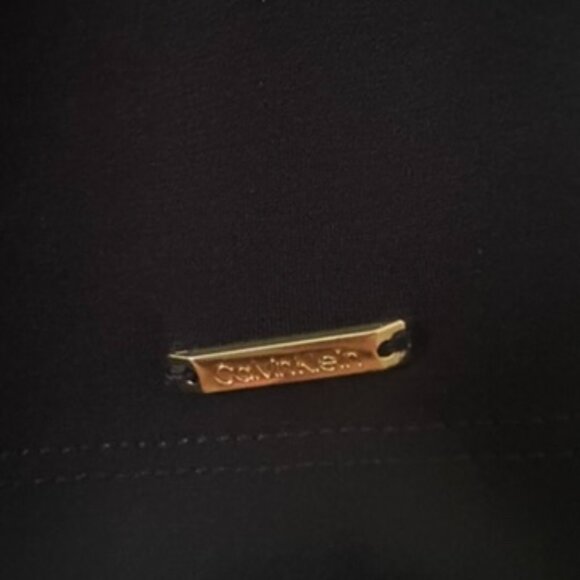 Calvin Klein Gathered V-Neck Sleeveless Blouse - Picture 5 of 5